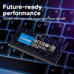 32GB DDR5 5600MHz SODIMM Laptop RAM - Crucial